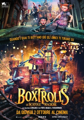 Boxtrolls - Le scatole magiche, di Anthony Stacchi, Graham Annable, animazione, 100', USA 2014.